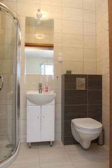 Фото номера Апартаменты-студио с видом на озеро Апартаменты Apartamenty Zawory nad Jeziorem Kłodno г. Хмельно 8